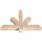 Ekena Millwork Redmond Smooth Timber Gable Bracket, Douglas Fir, 36"W x 24"H x 3 1/2"D x 3 1/2"F, 16/12 Pitch GBW036X24X0404RED00SDF - alternate 3